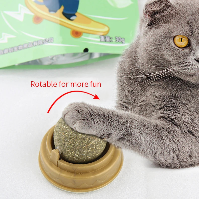 Natural Catnip Wall Ball Scratchers