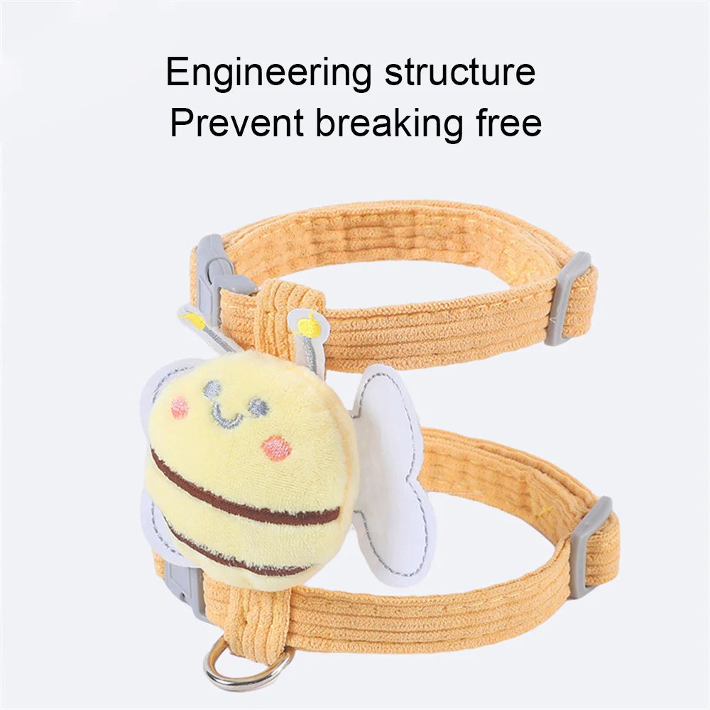 Adorable Bee Pet Harness & Leash