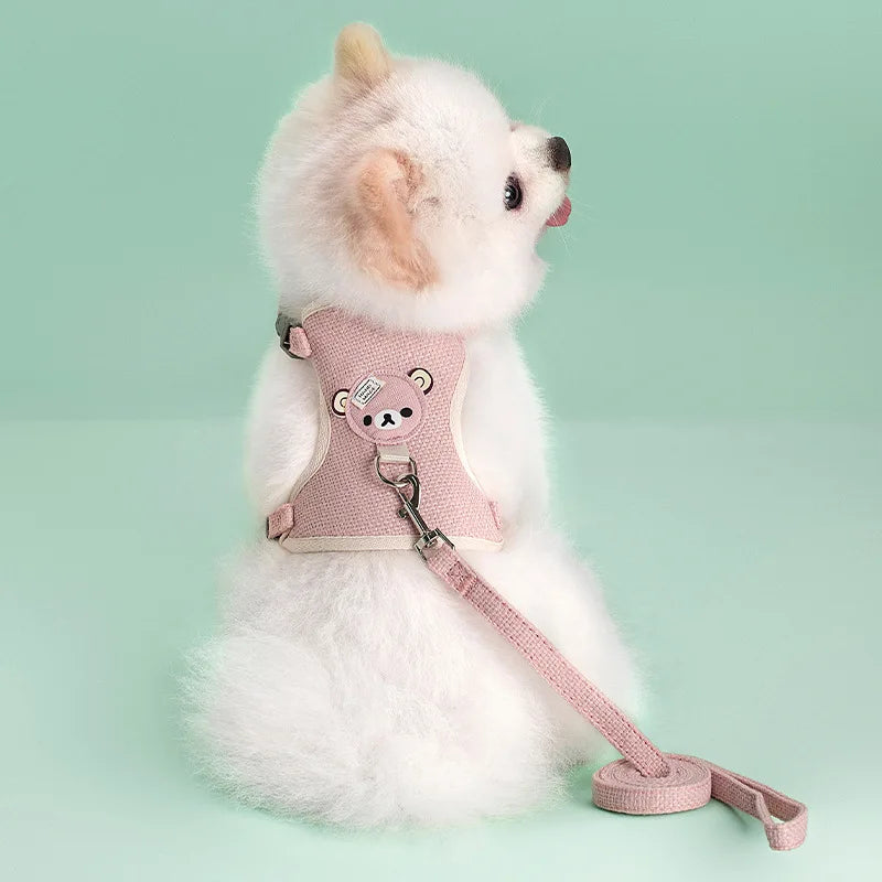 Adorable Pet Harness & Leash