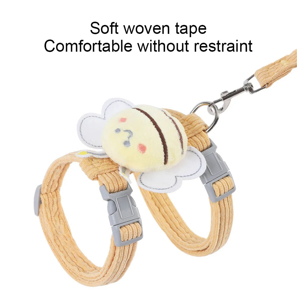 Adorable Bee Pet Harness & Leash