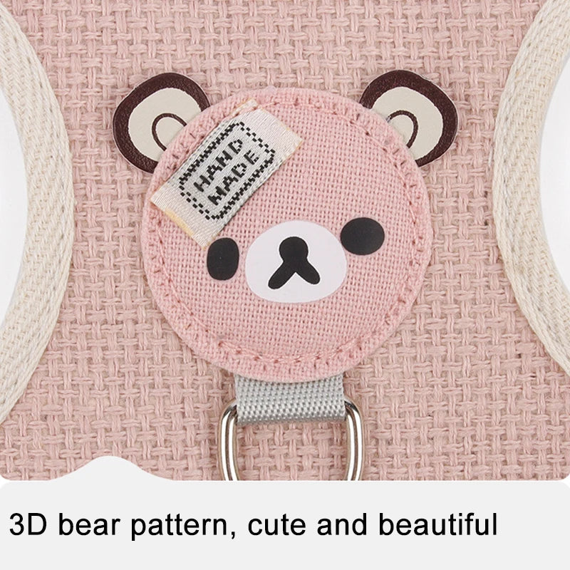 Adorable Pet Harness & Leash