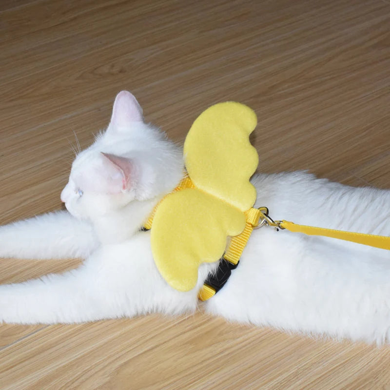 Angel Wings Pet Harness Set