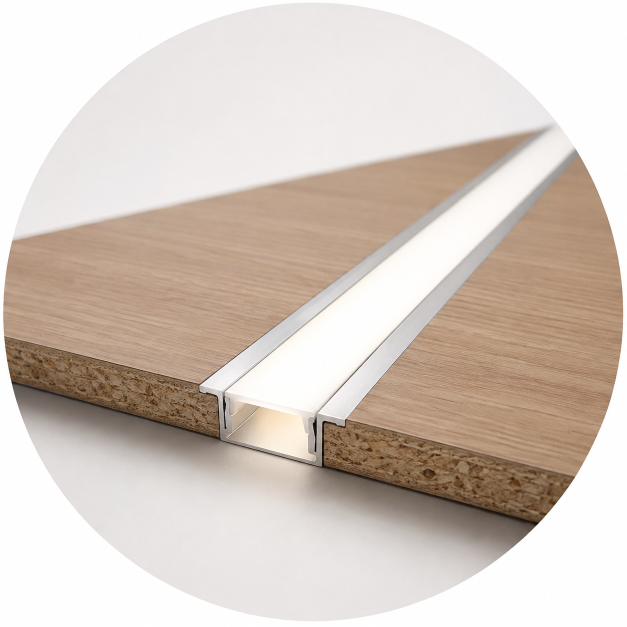Under cabinet lighting banner